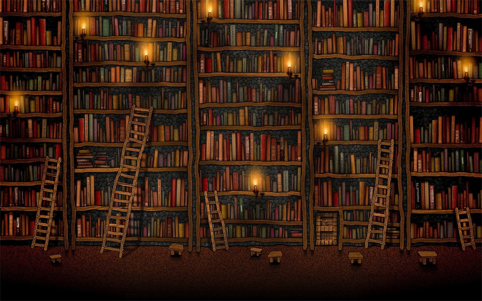 desktop-wallpaper-books-wallpapers-bookshelf-old-ladder-book-library-vintage-cartoon  - Dementia Journey